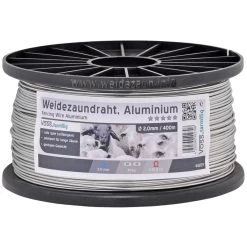 VOSS.farming - Aludraht, Alu-Draht 400 M / 2,0 Mm