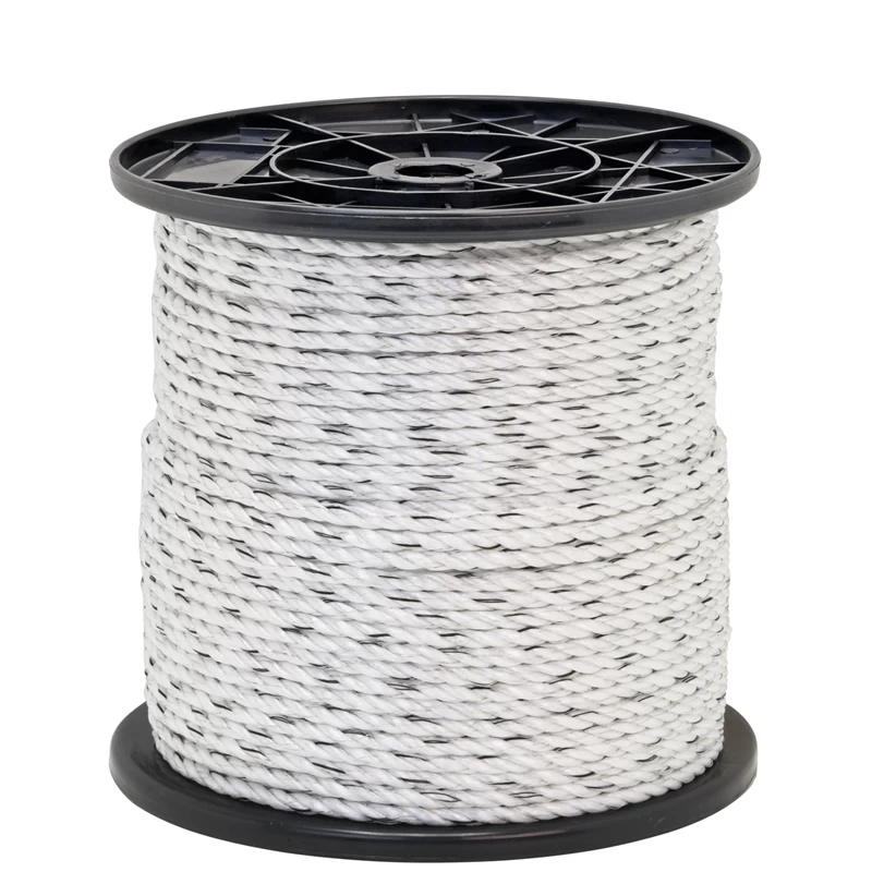 3x Weidezaunseil 150m 6mm, 3x0,20 Kupfer + 6x0,20 Niro Inkl. 5 Verbinder – Bild 3