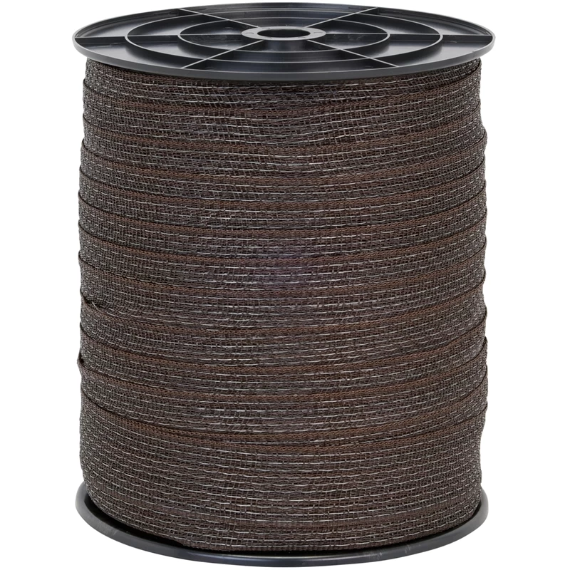 VOSS.farming Weidezaun Band 200m, 40mm, 10x0,30 FE-ZN-Leg, Braun 3*** â Bild 2