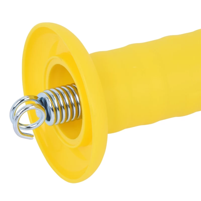 20x VOSS.farming Torgriff, Groß, Einfache Zugfeder, Gelb, Mit Haken – Bild 5