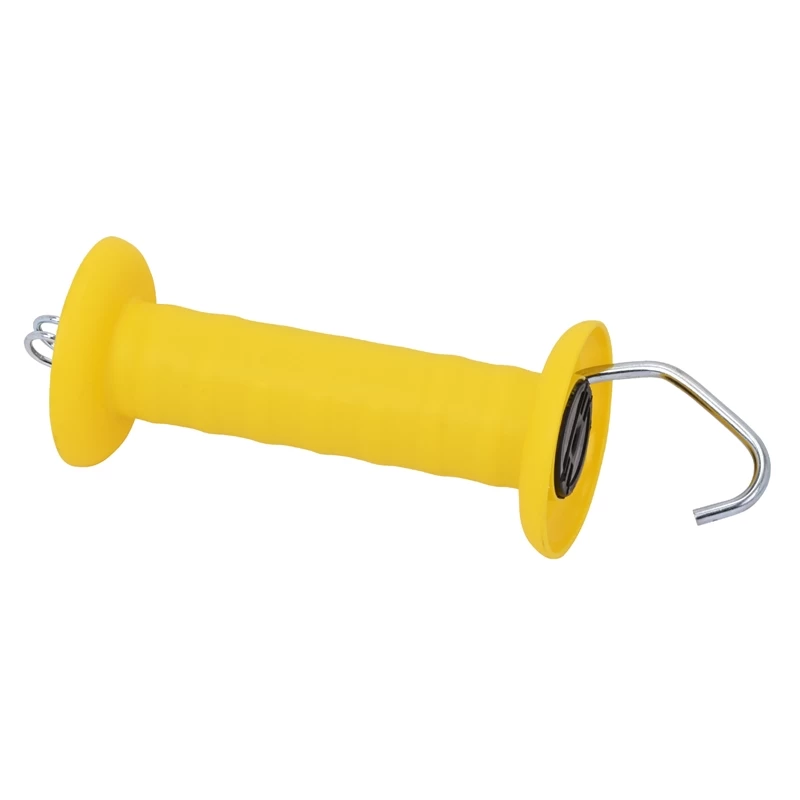 20x VOSS.farming Torgriff, Groß, Einfache Zugfeder, Gelb, Mit Haken – Bild 3