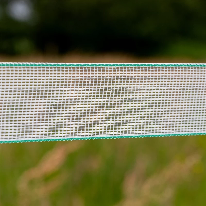 3x Elektrozaun-Band 200m, 40mm, 1x0,20 Kupfer + 6x0,20 Niro + 5x Verbinder + Warnschild – Bild 9