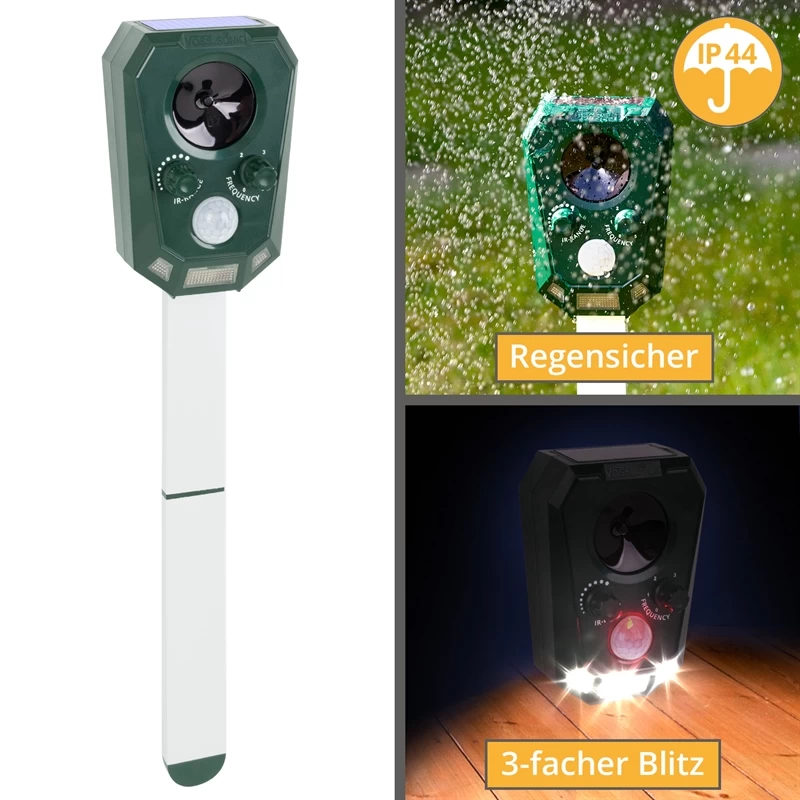 Doppelpack: VOSS.sonic 2200 Ultraschall-Abwehr Mit Solarbetrieb – Bild 3
