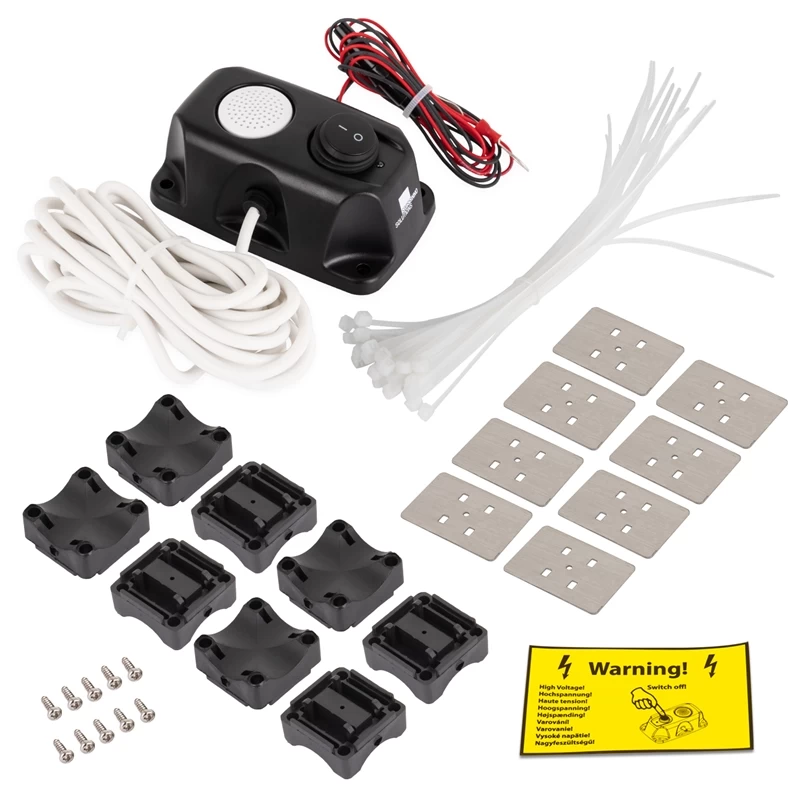 SWISSINNO Marderstop KFZ - Marderschreck Auto, Elektroschock + Ultraschall