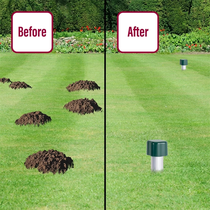 2x VOSS.sonic "MoleEx 800" Maulwurfvertreiber – Bild 6