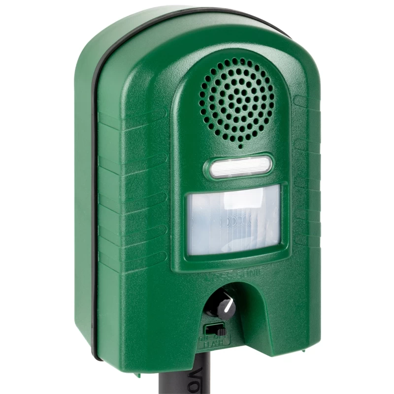 VOSS.sonic 2800 Ultraschall Abwehr (inkl. Blitzlicht) Katzenabwehr, Hundeabwehr, Marderabwehr