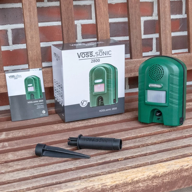 VOSS.sonic 2800 Ultraschall Abwehr (inkl. Blitzlicht) Katzenabwehr, Hundeabwehr, Marderabwehr – Bild 13
