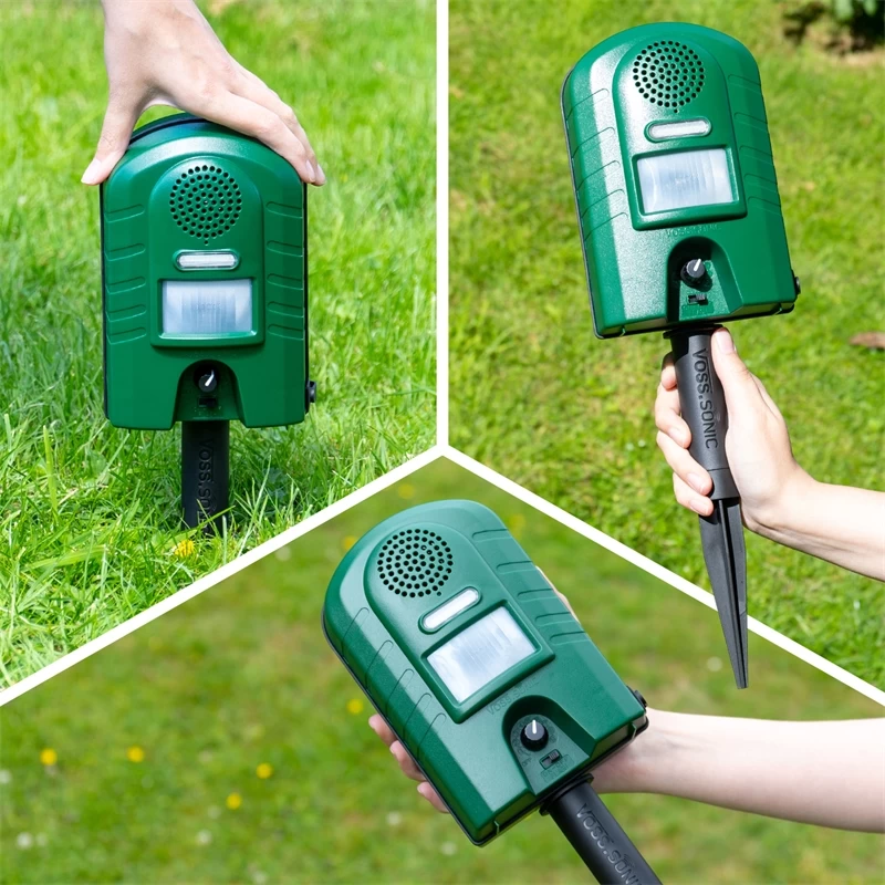 VOSS.sonic 2800 Ultraschall Abwehr (inkl. Blitzlicht) Katzenabwehr, Hundeabwehr, Marderabwehr – Bild 12