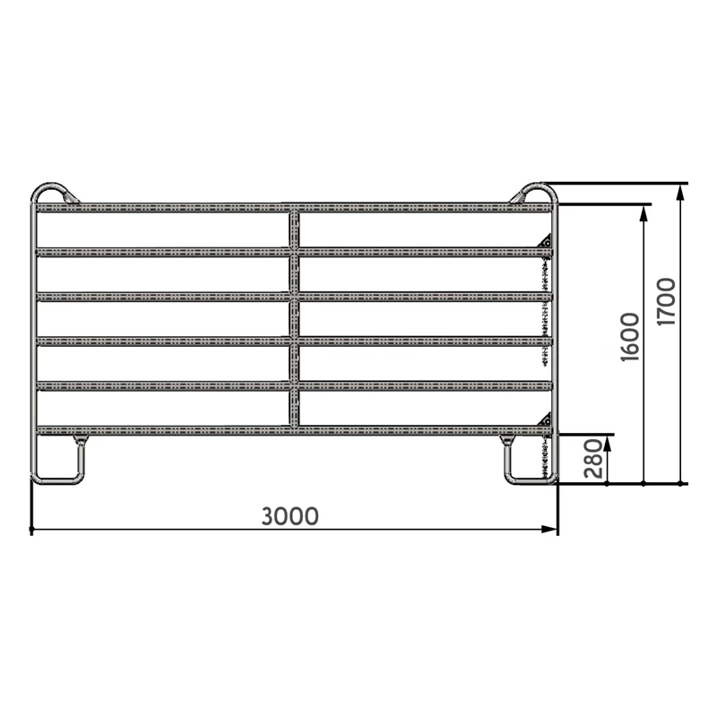 VOSS.farming Weidepanel-Set 4er Panel-Box, Je 3,00 X 3,00 M – Bild 5