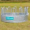 VOSS.farming Rundballenraufe, Heuraufe, Rundraufe Mit 12 Fressplätzen Und Palisadenfressgitter
