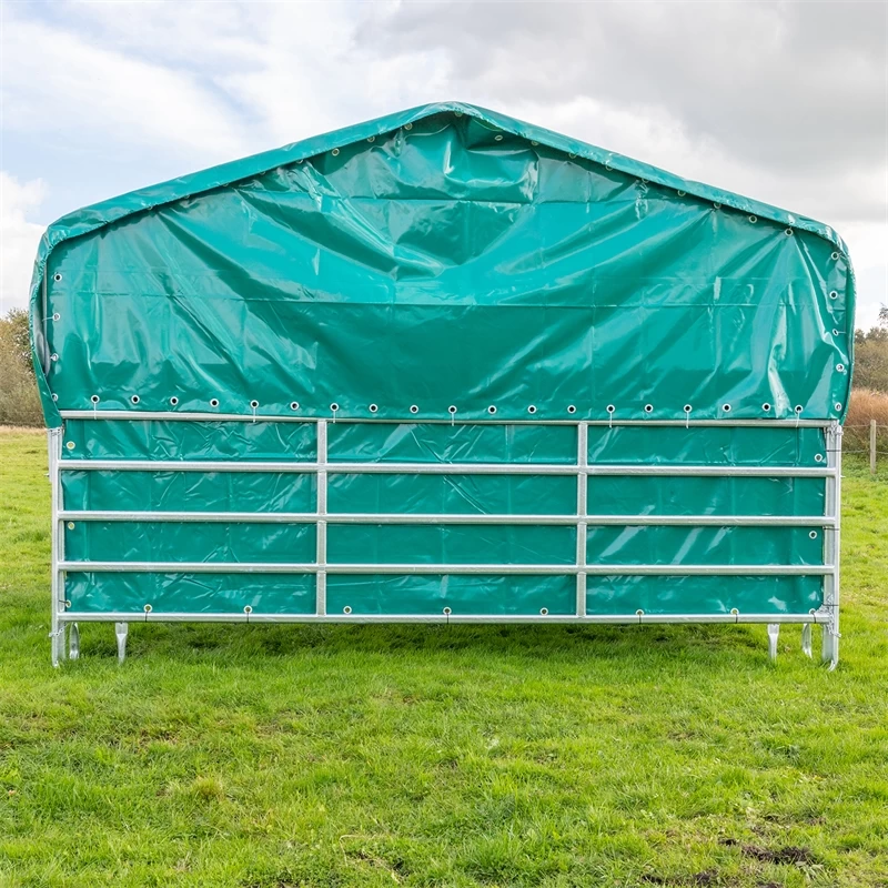 Rückplane Für Weidepanel-Zelt, 3.95 X 1.30m, Rundum Mit Ösen – Bild 5