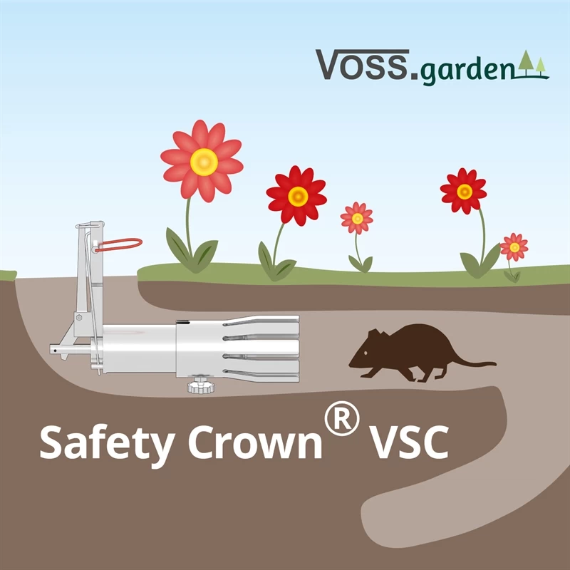 VOSS.garden Wühlmausschussgerät + VOSS.garden Safety Crown® VSC + 50x Kartuschen – Bild 4