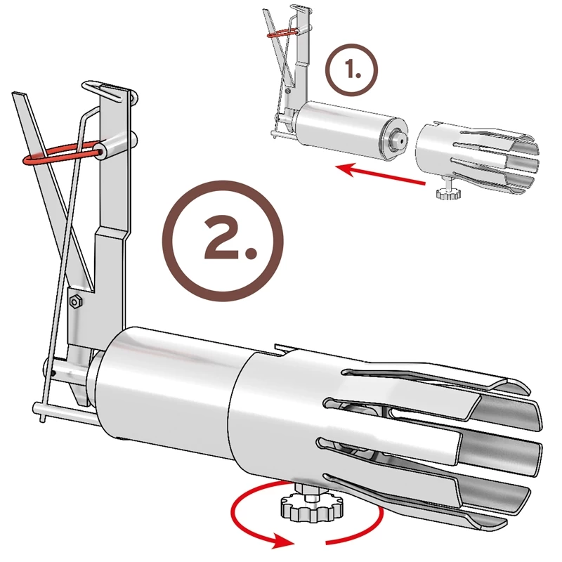 VOSS.garden Wühlmausschussgerät + VOSS.garden Safety Crown® VSC + 50x Kartuschen – Bild 6