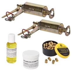 2x Kieferle W2 Wühlmausschussfalle + 50x Kartuschen + Lockmittel + Öl