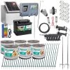 VOSS.farming Weidezaun-SOLAR-Starterset Für Pferde/Ponys, 12 Volt - 400 Meter, Drei Reihen, Ein Tor
