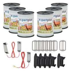 VOSS.farming Wolf-Notfallset FĂŒr Pferde (mobiler Zaun 400 M)