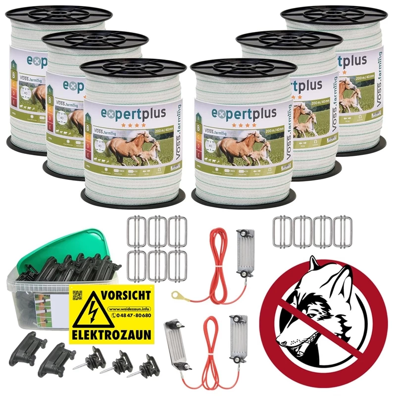 VOSS.farming Wolf-Notfallset Für Pferde (fester Zaun 400 M) – Bild 2