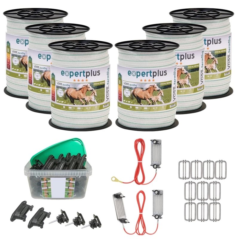 VOSS.farming Wolf-Notfallset Für Pferde (fester Zaun 400 M)