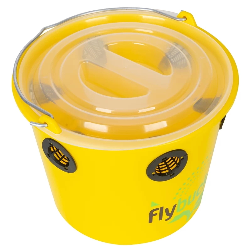 SET: Flybuckets Fliegenfalle + Lockmittel 240g - Fliegenschutz Für Stall & Weide – Bild 19