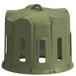 KERBL Heuglocke Aus Kunststoff Mit 10 Kleinen Fressöffnungen Für Schafe, Ziegen, Kälber Und Ponys