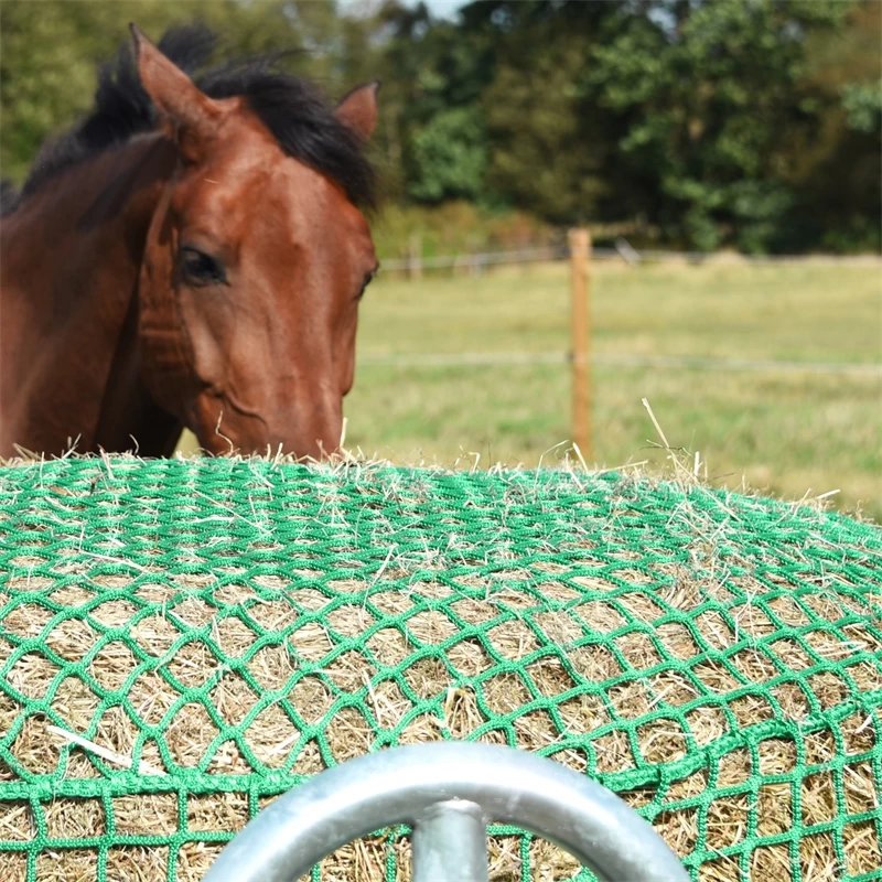 VOSS.farming Rundballennetz, Heunetz Für Rundballen - 1,40x1,40m, Maschenweite 4,5x4,5cm – Bild 9