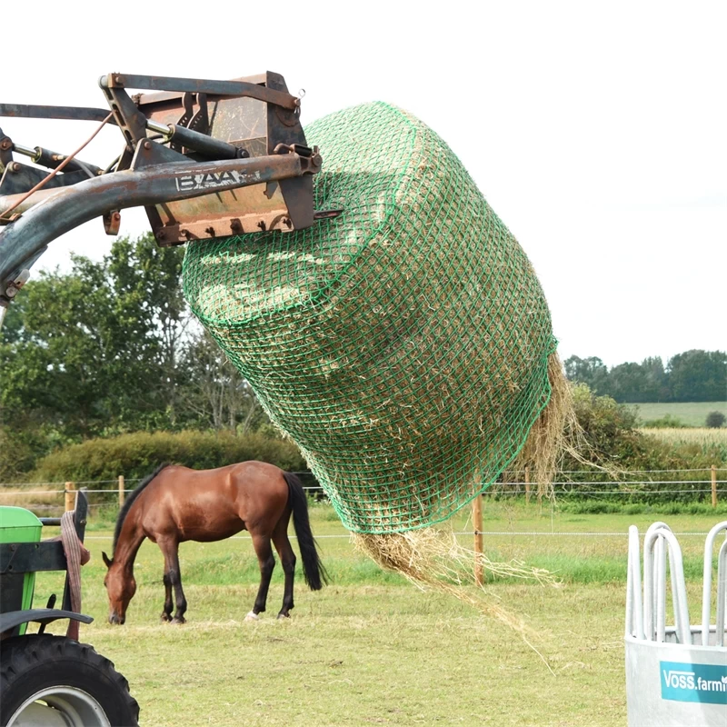 VOSS.farming Rundballennetz, Heunetz Für Rundballen - 1,40x1,40m, Maschenweite 4,5x4,5cm – Bild 11