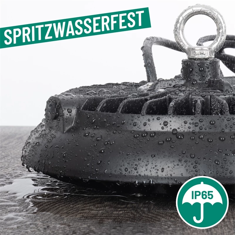 LED-Hallenstrahler 150 Watt - Strahler Für Hof, Heuboden, Reithallen Und Ställe, Dimmbar – Bild 6