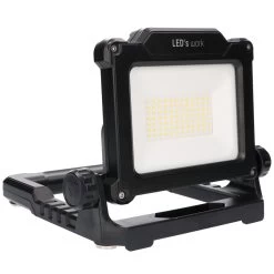 LED Akku-Strahler Mit Adapter - Baustrahler, Multi Akku Arbeitsleuchte, 20W, 2500lm