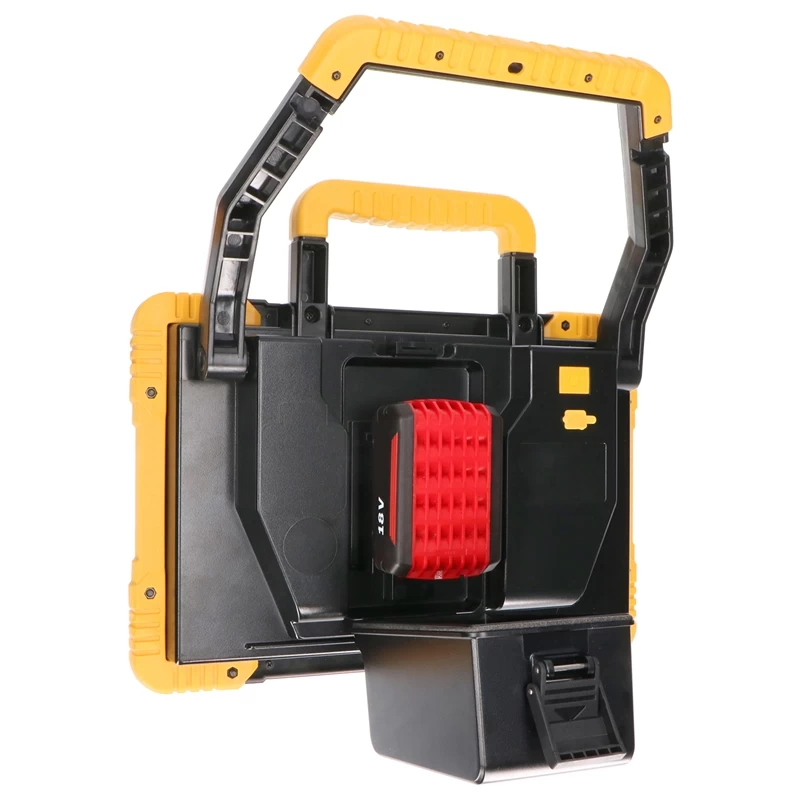 LED Baustrahler - Akku Strahler Mit Adapter, Multi Akku Arbeitsleuchte, 40W, 5500lm – Bild 13