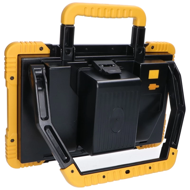 LED Baustrahler - Akku Strahler Mit Adapter, Multi Akku Arbeitsleuchte, 40W, 5500lm – Bild 3