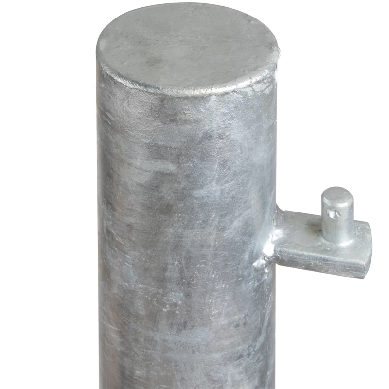 VOSS.farming Stahl-Torpfosten Mit Kloben Für Weidetor, Verzinkt - Toraufhängung, 200cm – Bild 3