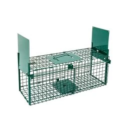 VOSS.farming Lebendfalle, Rattenfalle, Marderfalle, Kaninchenfalle, 20x20x60cm