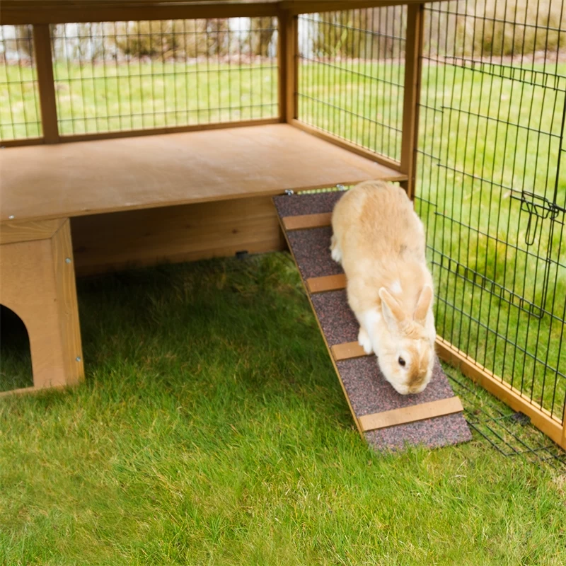Freilaufgehege Für Kaninchen, Nager, Hühner Und Kleintiere, 220 X 115 X 75cm – Bild 3