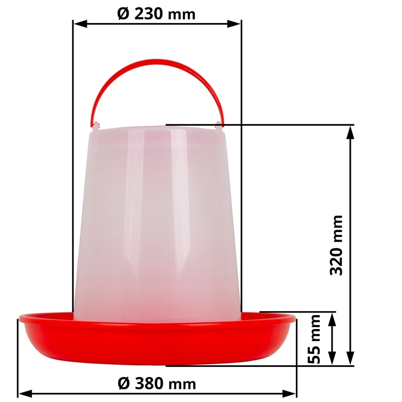 SET VOSS.farming - Geflügelfutterautomat 8kg + Geflügeltränke 10l – Bild 17