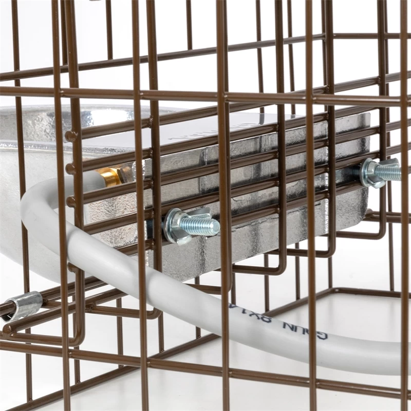 Automatiktränke Mit Alu Trinkschale, Inkl. Metallgestell & Tank 32 / 55 Liter – Bild 6