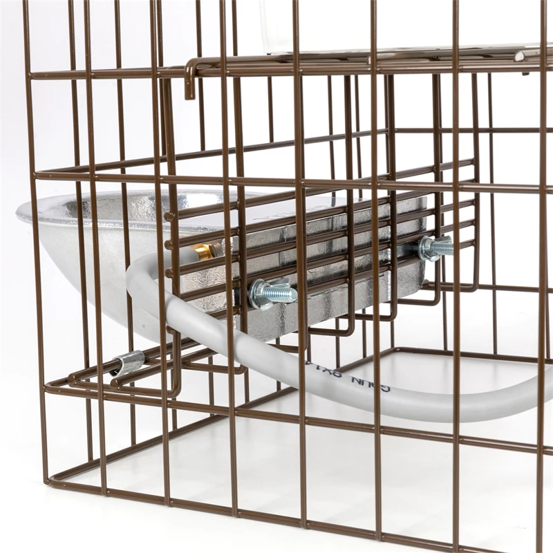 Automatiktränke Mit Alu Trinkschale, Inkl. Metallgestell & Tank 32 / 55 Liter – Bild 9