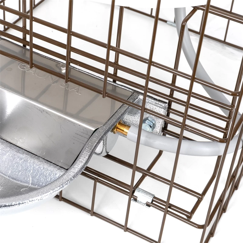 Automatiktränke Mit Alu Trinkschale, Inkl. Metallgestell & Tank 32 / 55 Liter – Bild 10