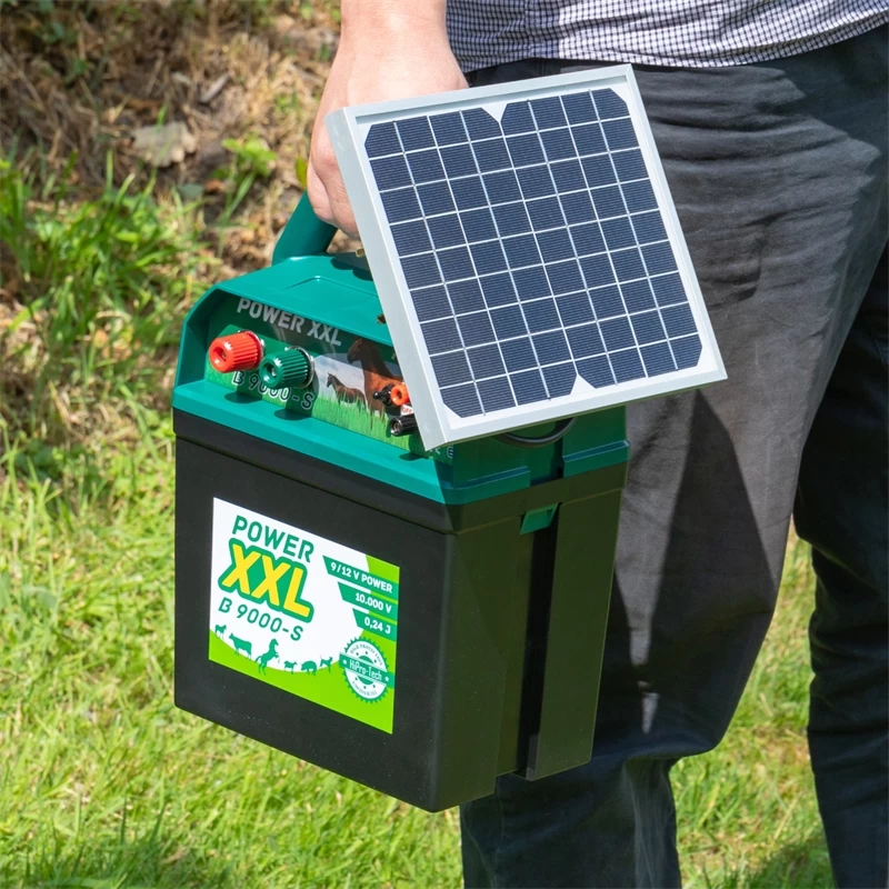 Weidezaungerät 9V "Power XXL B 9000-S" + 5W SOLAR + Batterie – Bild 10