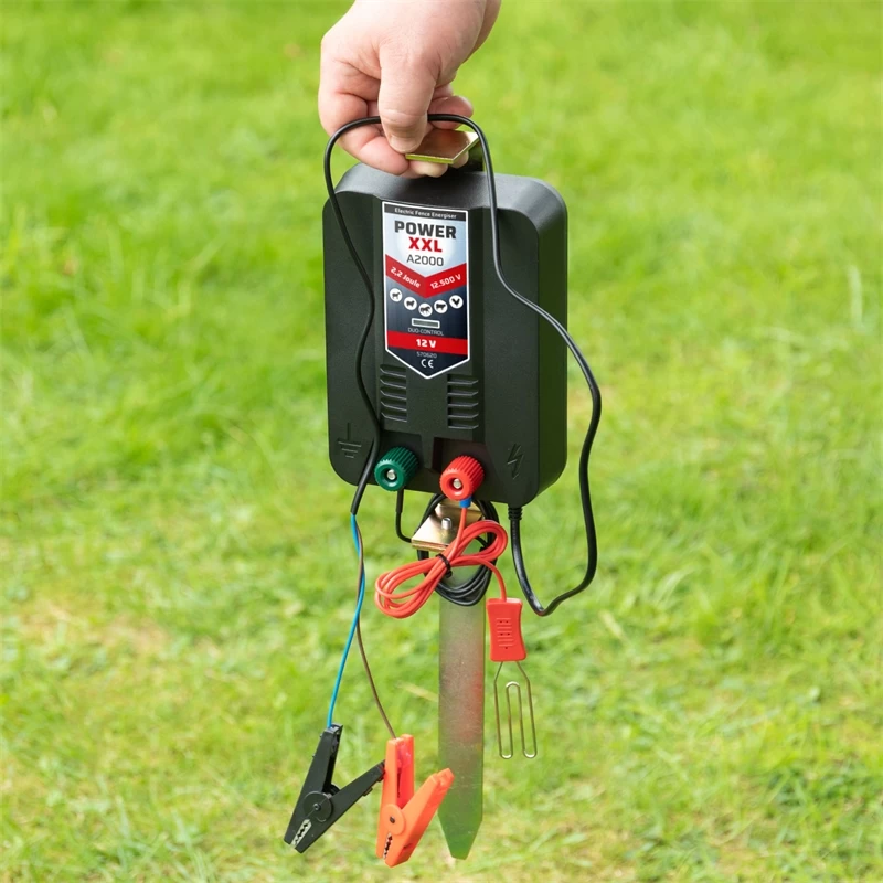 "Power XXL A2000" - Schlagstarkes 12V Weidezaungerät, Lange Zäune – Bild 4