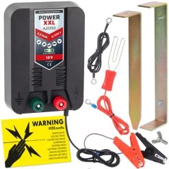 "Power XXL A2000" - Schlagstarkes 12V Weidezaungerät, Lange Zäune