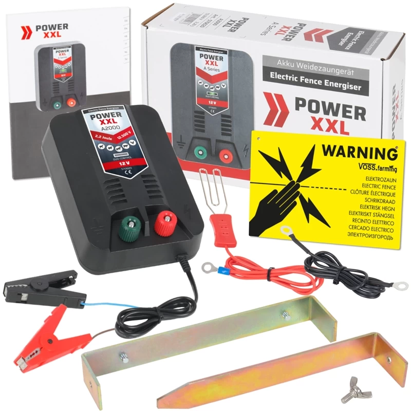 "Power XXL A2000" - Schlagstarkes 12V Weidezaungerät, Lange Zäune – Bild 2