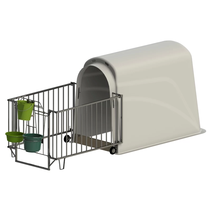 KERBL "CalfHouse Master Plus", Kälberiglu Mit Leichter Umzäunung – Bild 10