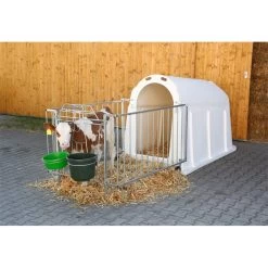 KERBL "CalfHouse PE UV+", KÀlberiglu Mit Leichter UmzÀunung