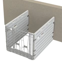 Kerbl Modulare Kälberbox Einzelbucht Wandständig