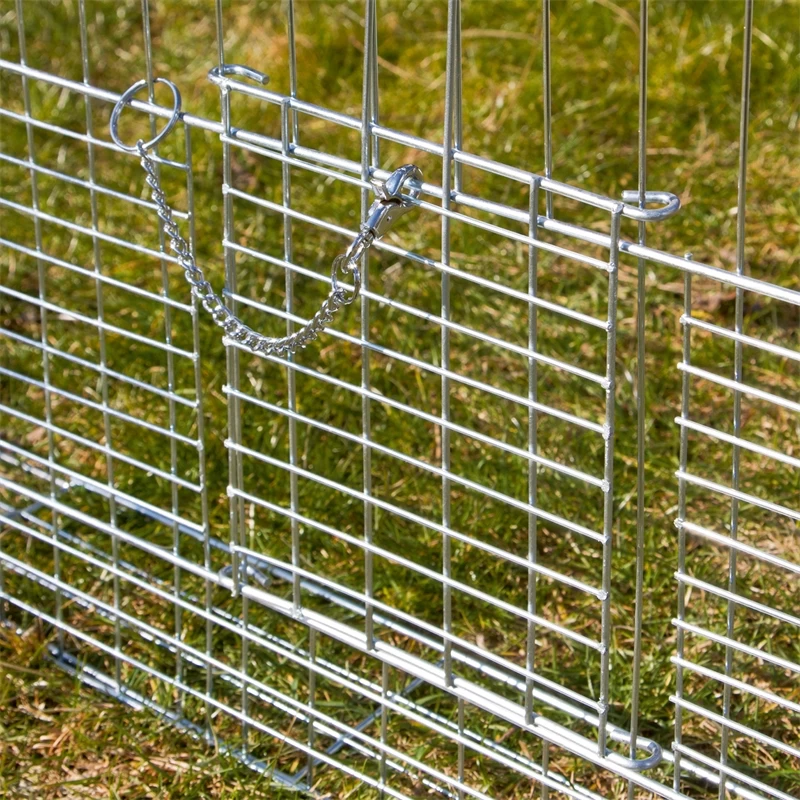 Jungtier-Freilaufgehege 144 X 112 X 60cm, Freigehege Für Kleintiere Mit Sonnenschutz – Bild 3