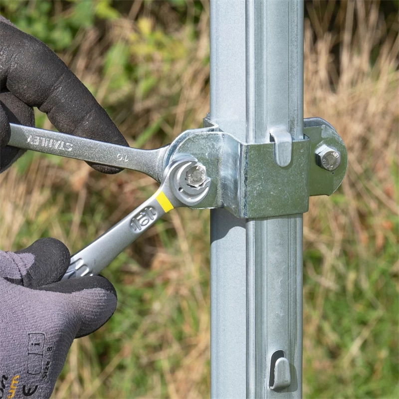 VOSS.farming Dreier-Eckstreben-Set Für Z-Profil, Verstärkung Knotengeflecht – Bild 6