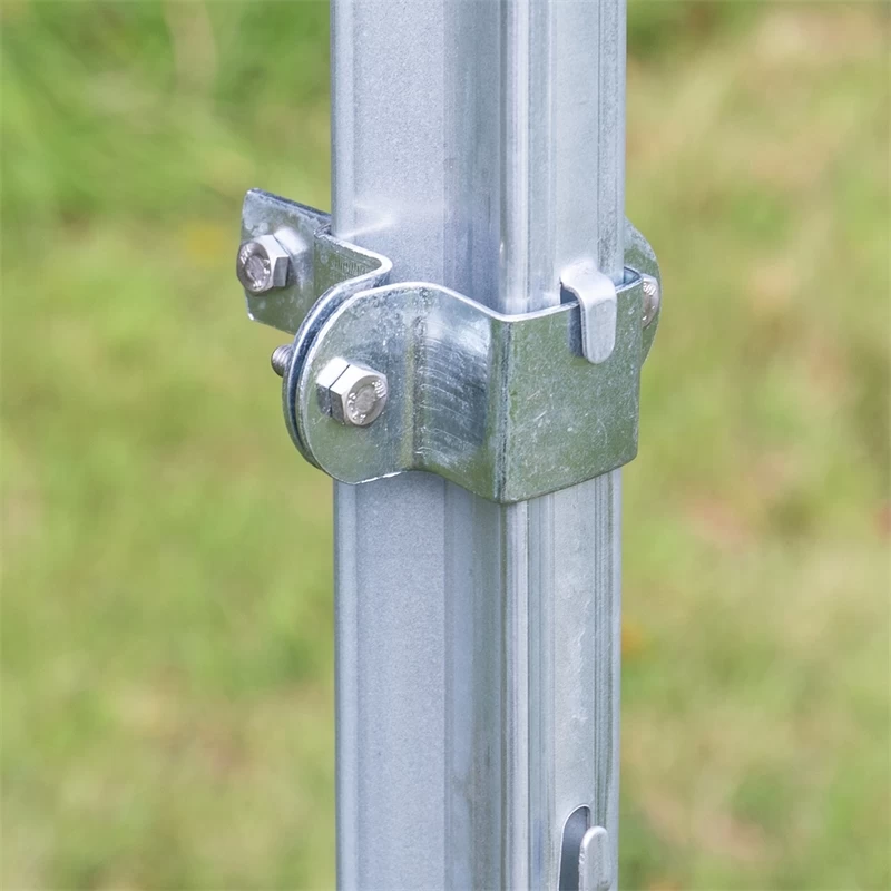 50m VOSS.farming Premium Wildzaun Komplettset 150/12/30 + Z-Profilpfosten + Schellen + Kappen + Erdt – Bild 14