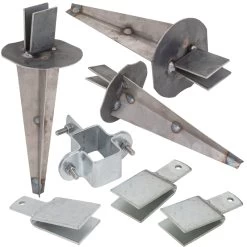 VOSS.farming Dreier-Eckstreben-Set Für Z-Profil, Verstärkung Knotengeflecht