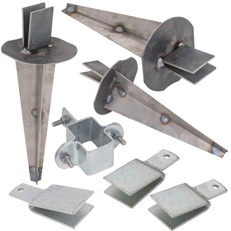 VOSS.farming Dreier-Eckstreben-Set Für Z-Profil, Verstärkung Knotengeflecht