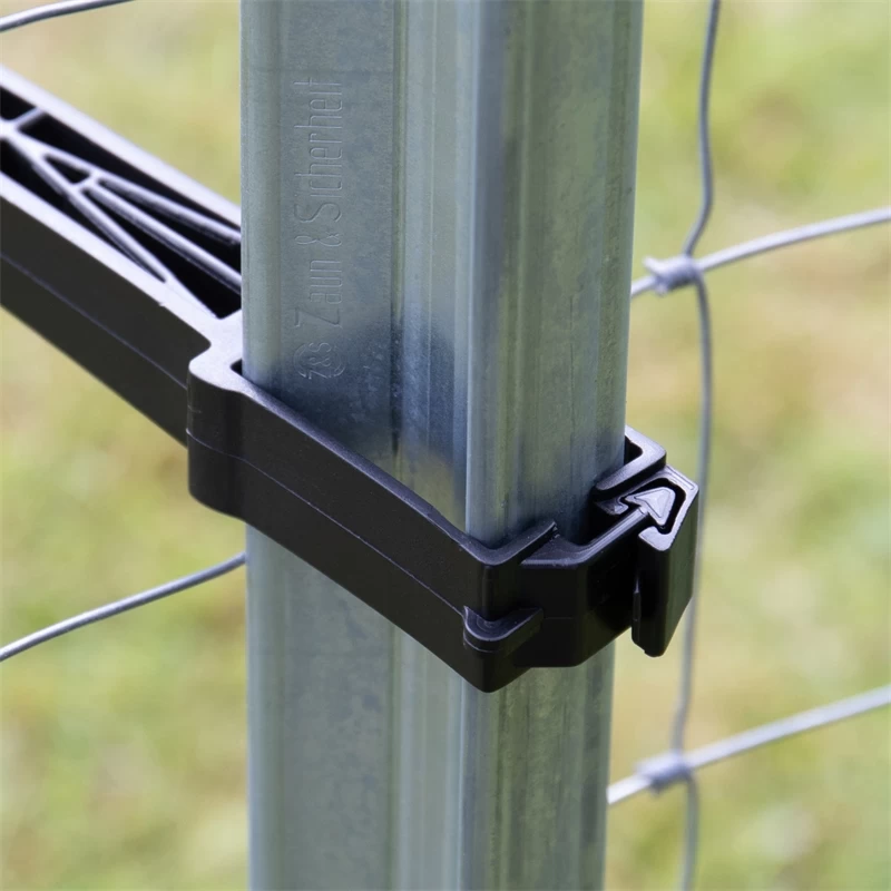 10x VOSS.farming Abstandsisolator Für Z-Profilpfosten, Schwarz – Bild 10
